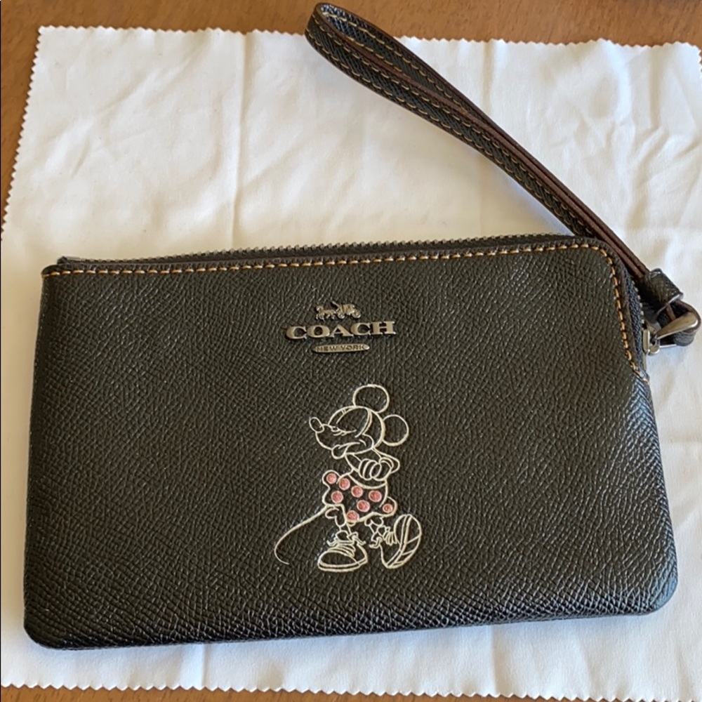 Coach Minnie Mouse Wristlet